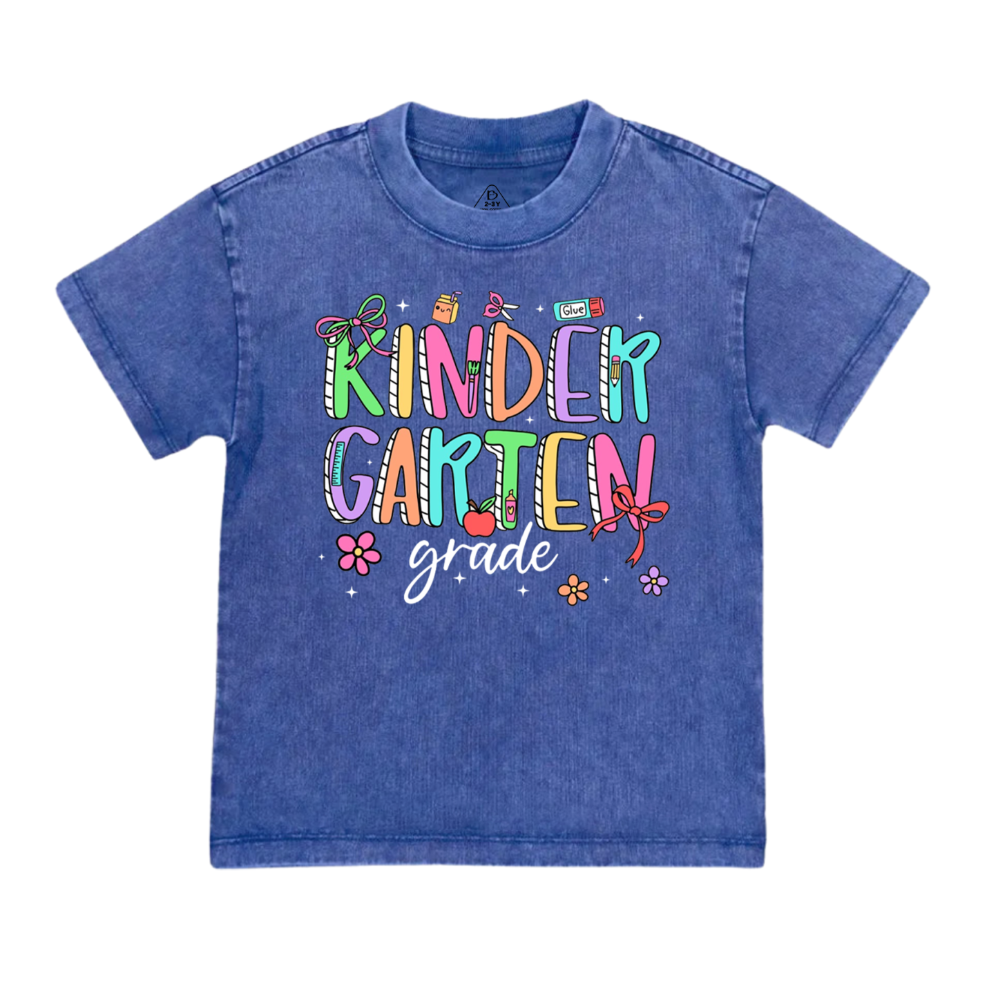 Personalized Shining Grade Toddler&Kids Washed Tees