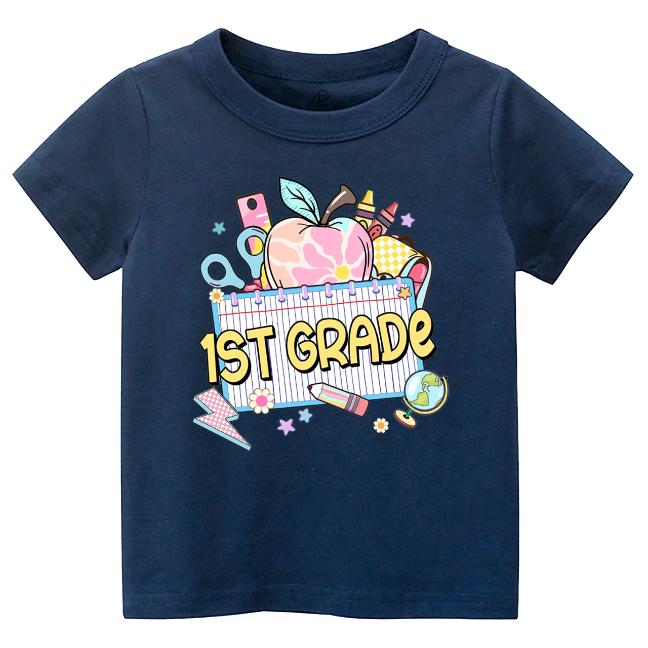 Personalized Pink Apple Back To School Gift Pack Toddler&Kid's Tees Beepumpkin 