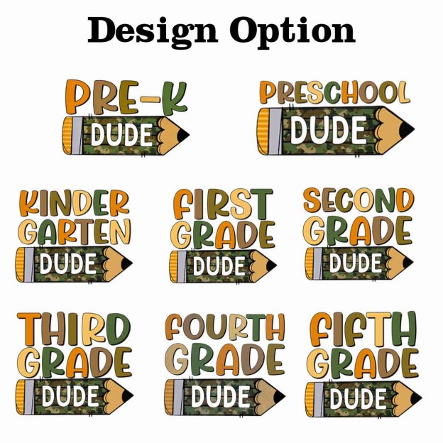 Personalized Retro Back To School Boys Toddler&Kids Washed Tees