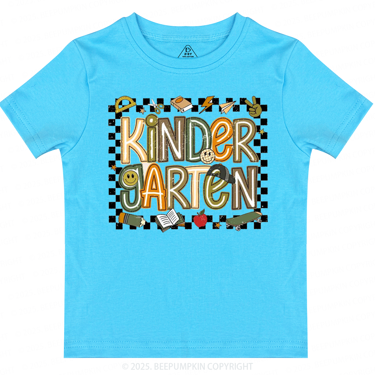 Personalized Back To School Boys Toddler&Kid's Tees Beepumpkin 