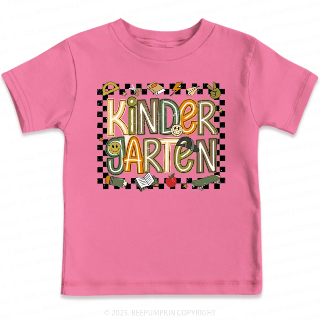 Personalized Back To School Boys Toddler&Kid's Tees Beepumpkin 