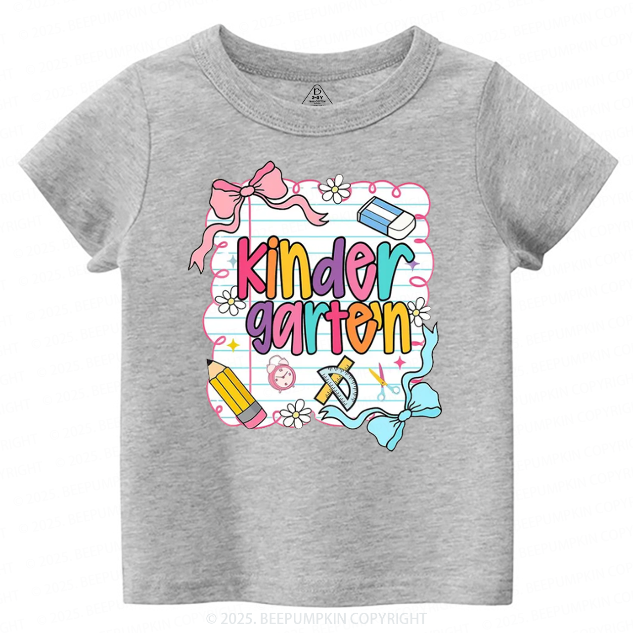 Personalized Back To School Bow Bundle Toddler&Kid's Tees Beepumpkin 