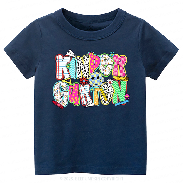 Personalized Colorful Grade Toddler&Kid's Tees Beepumpkin 