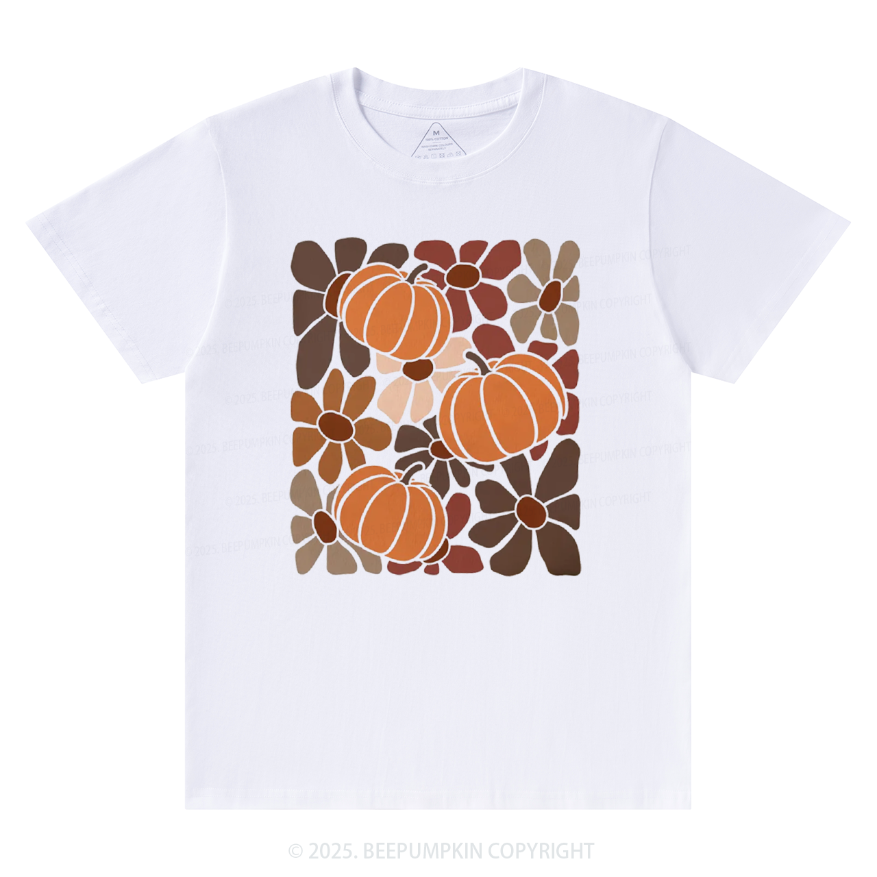 Boho Floral Fall T-Shirts Beepumpkin 