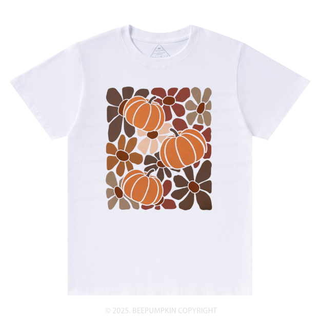 Boho Floral Fall T-Shirts Beepumpkin 