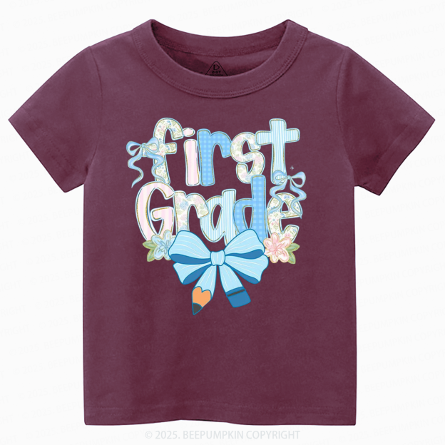 Personalized Floral Bundle Back To School Toddler&Kid's Tees Beepumpkin