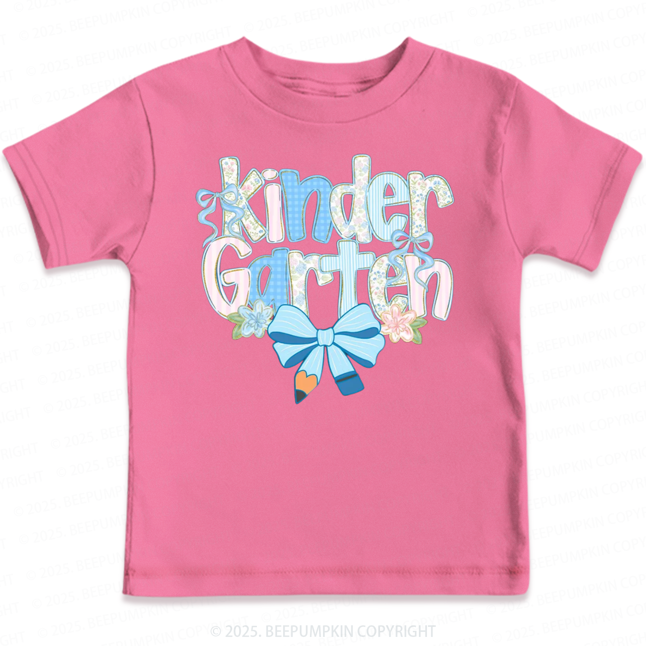 Personalized Floral Bundle Back To School Toddler&Kid's Tees Beepumpkin