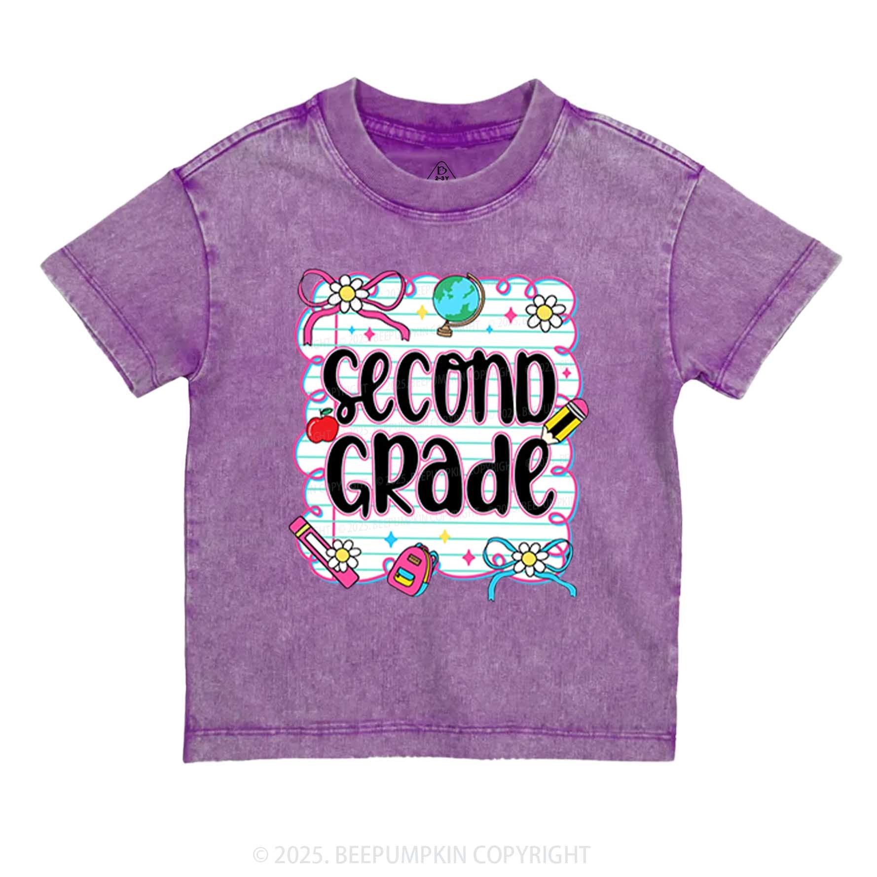 Personalized Grade Gift Package Sharing Toddler&Kids Washed Tees