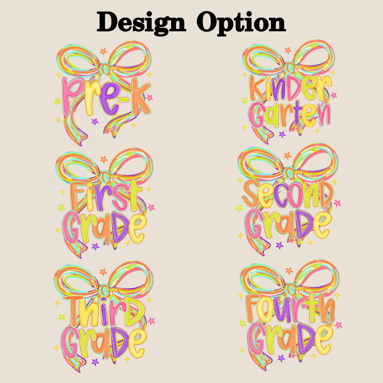 Personalized Girly Bow Sublimation Toddler&Kids Washed Tees