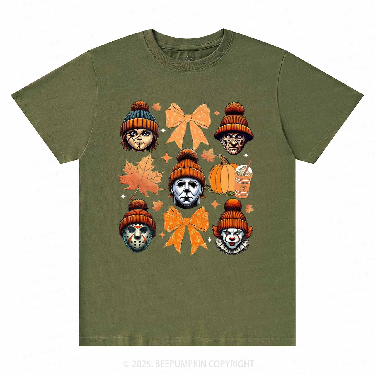 Fall Vibes Horror T-Shirts Beepumpkin 