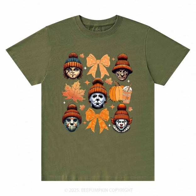 Fall Vibes Horror T-Shirts Beepumpkin 