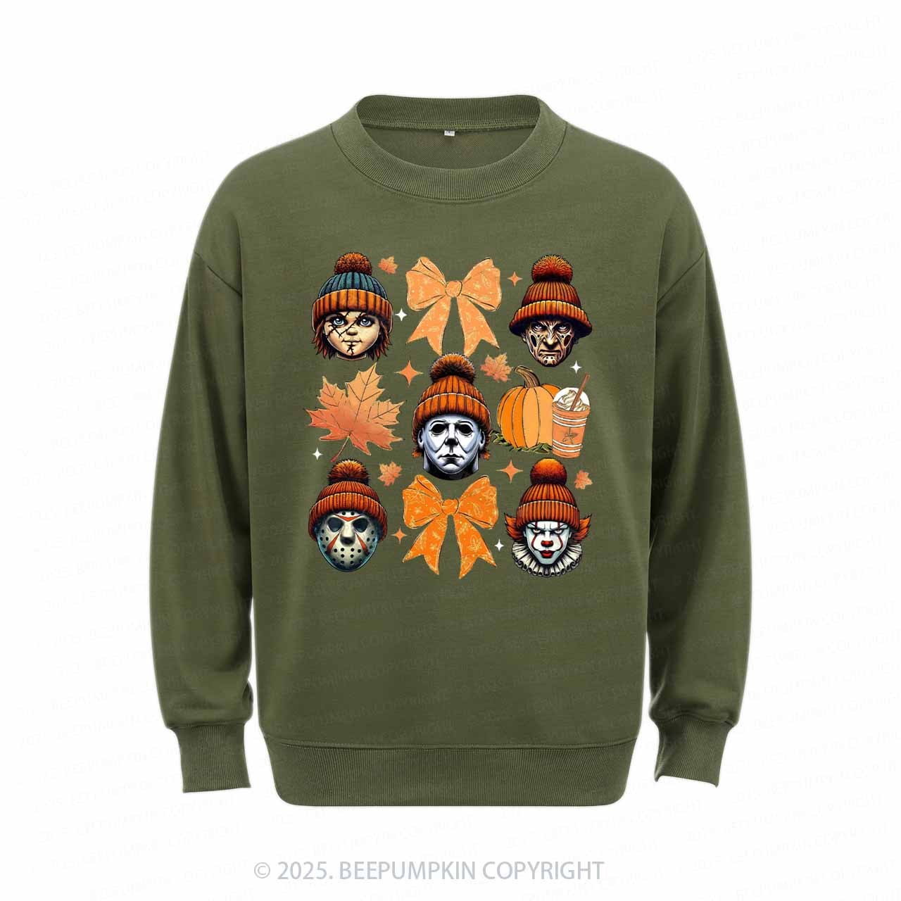 Fall Vibes Horror Sweatshirt Beepumpkin