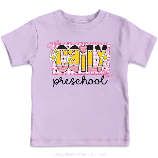 Personalized Graffiti Pencil Name Toddler&Kid's Tees Beepumpkin
