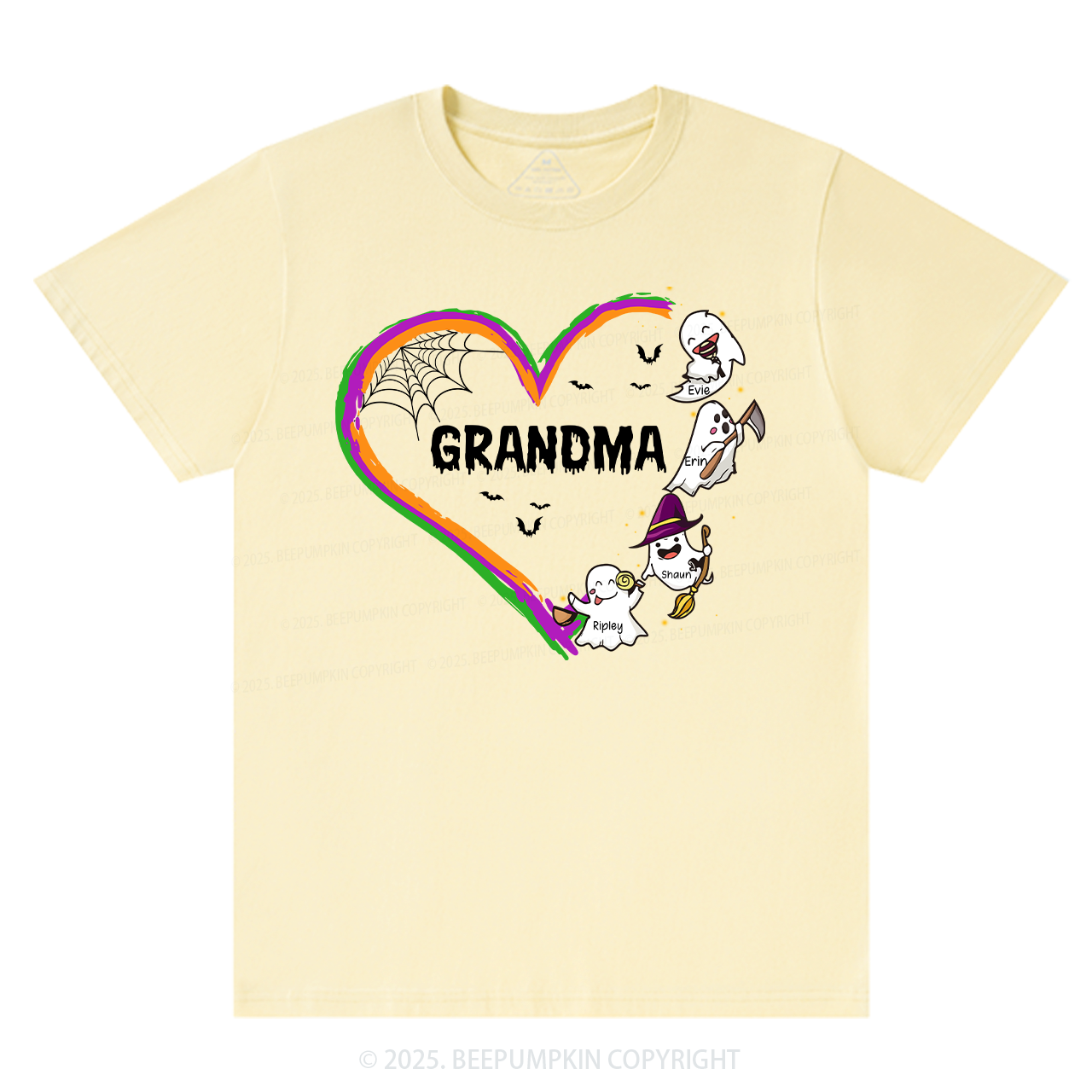 Personalized Halloween Hart Family Matching Grandparents Shirt