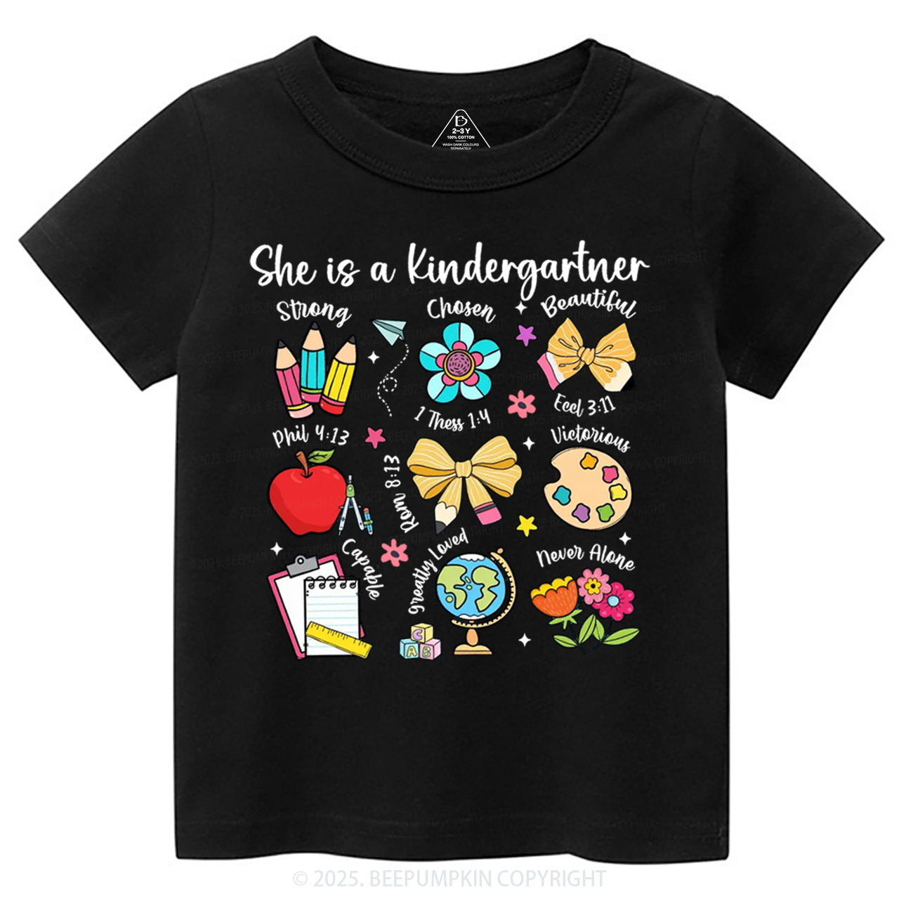 Personalized Bright & Brilliant Grader Toddler&Kid's Tees Beepumpkin