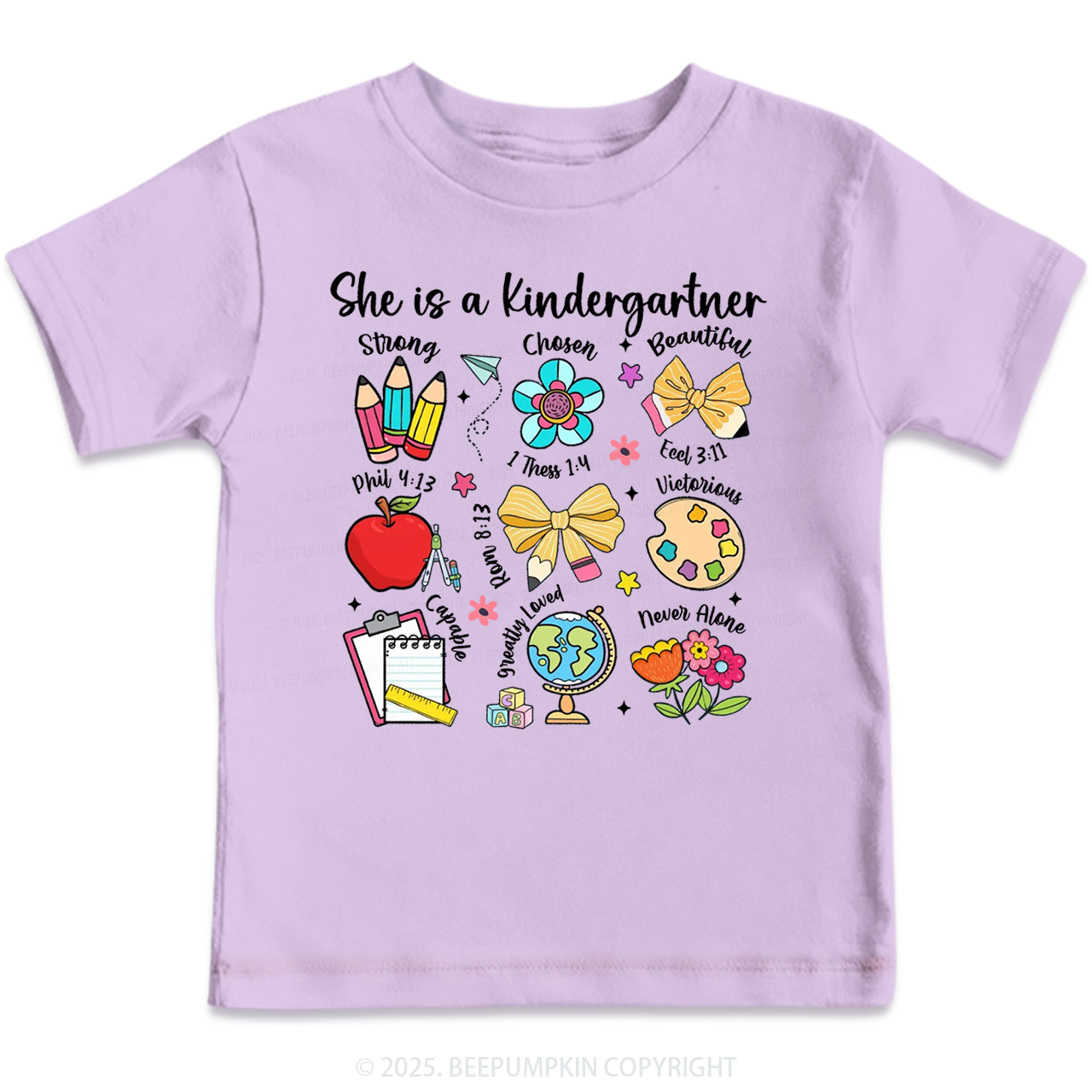 Personalized Bright & Brilliant Grader Toddler&Kid's Tees Beepumpkin