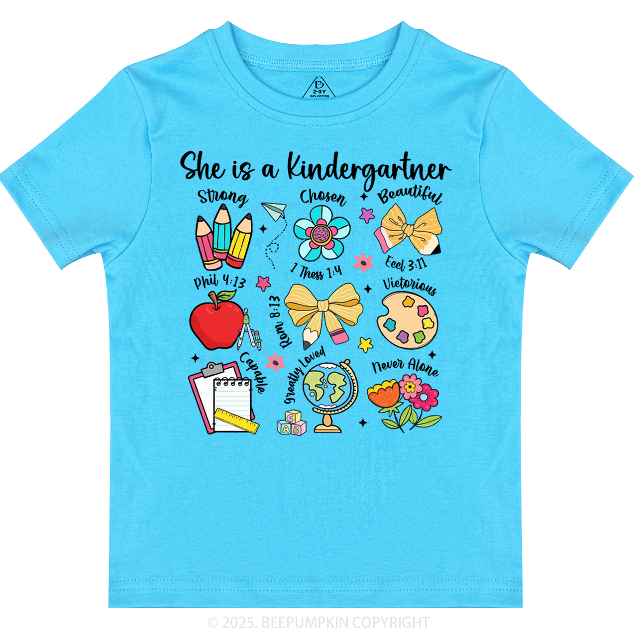 Personalized Bright & Brilliant Grader Toddler&Kid's Tees Beepumpkin