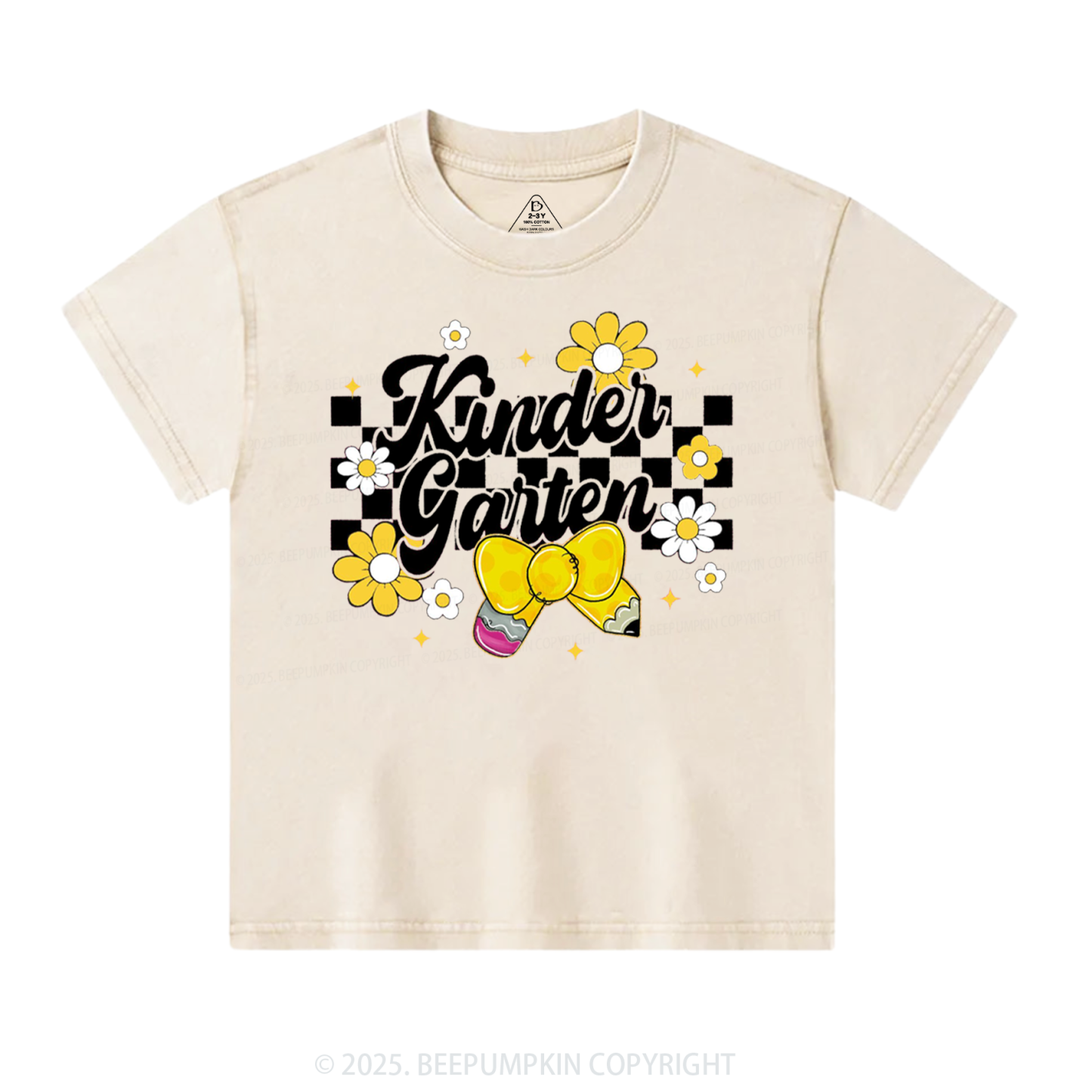 Personalized Golden Glow Of Grade Toddler&Kids Washed Tees
