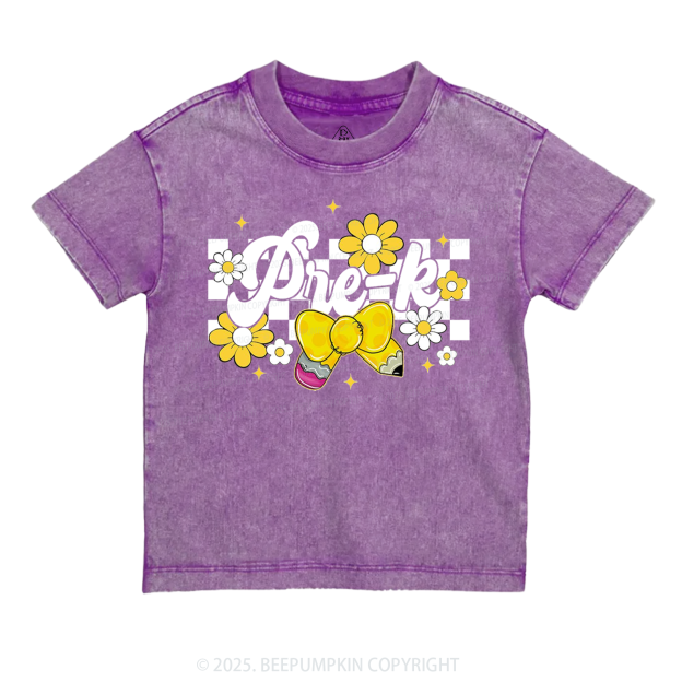 Personalized Golden Glow Of Grade Toddler&Kids Washed Tees