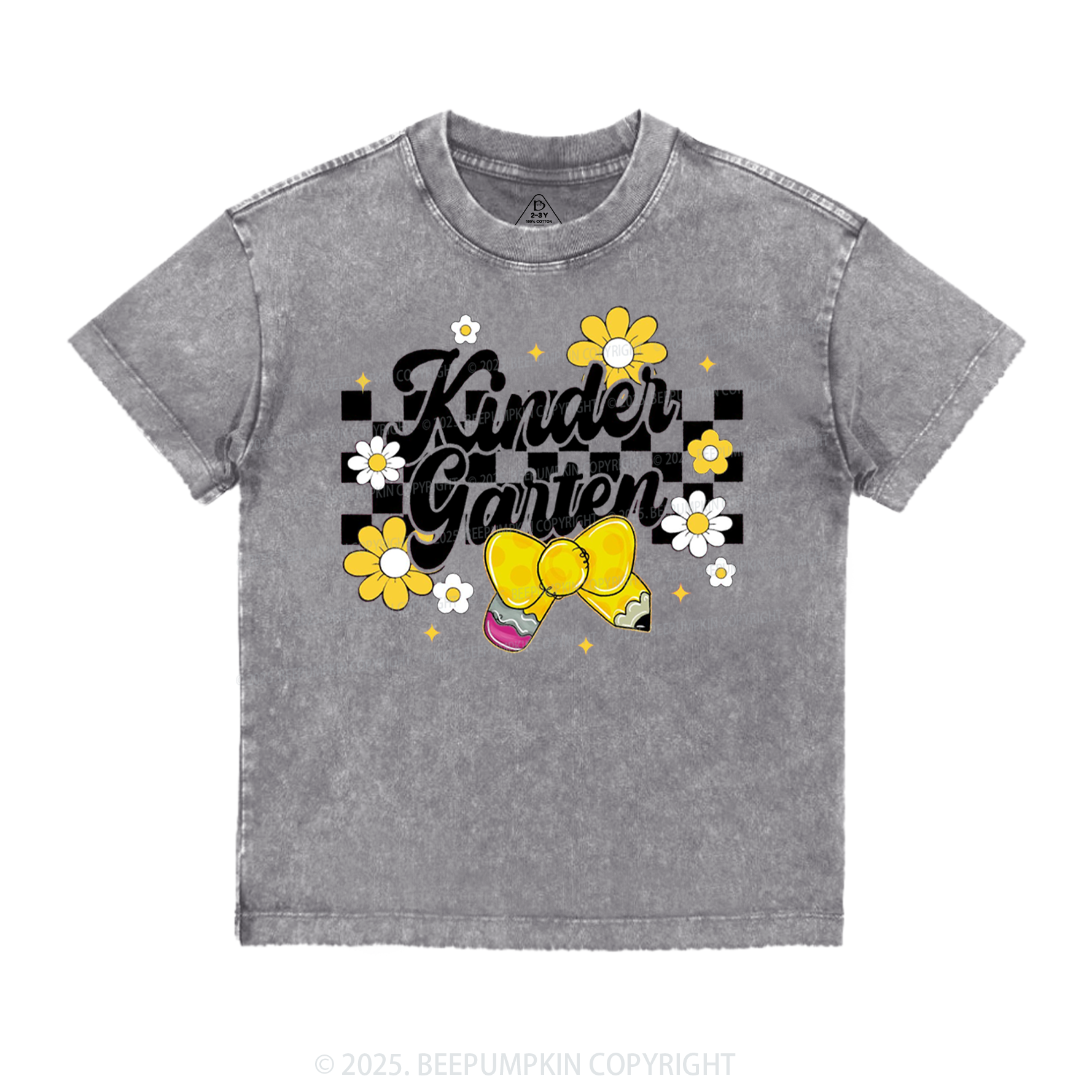 Personalized Golden Glow Of Grade Toddler&Kids Washed Tees
