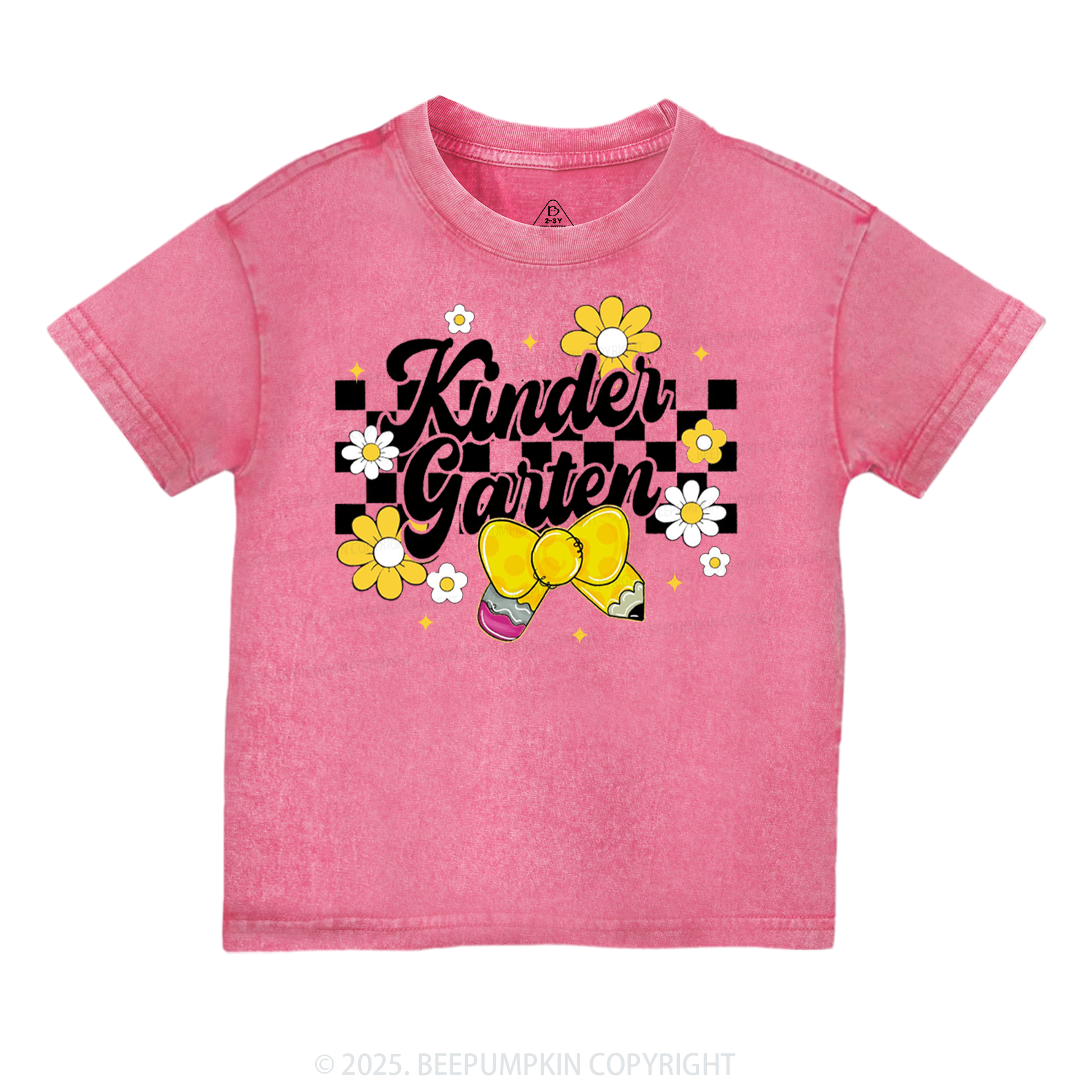 Personalized Golden Glow Of Grade Toddler&Kids Washed Tees