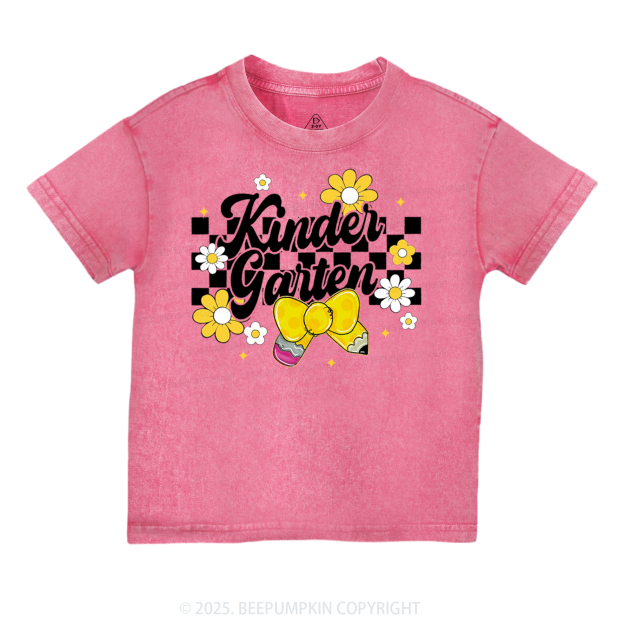 Personalized Golden Glow Of Grade Toddler&Kids Washed Tees
