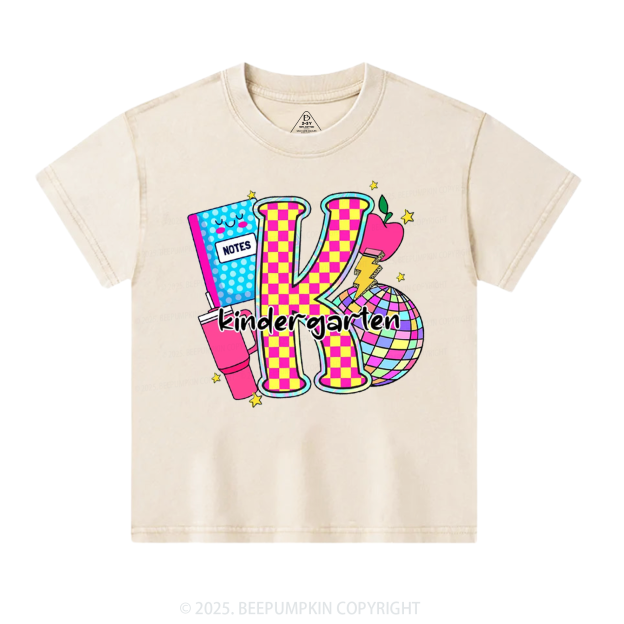 Personalized Grade Glow Collection Toddler&Kids Washed Tees