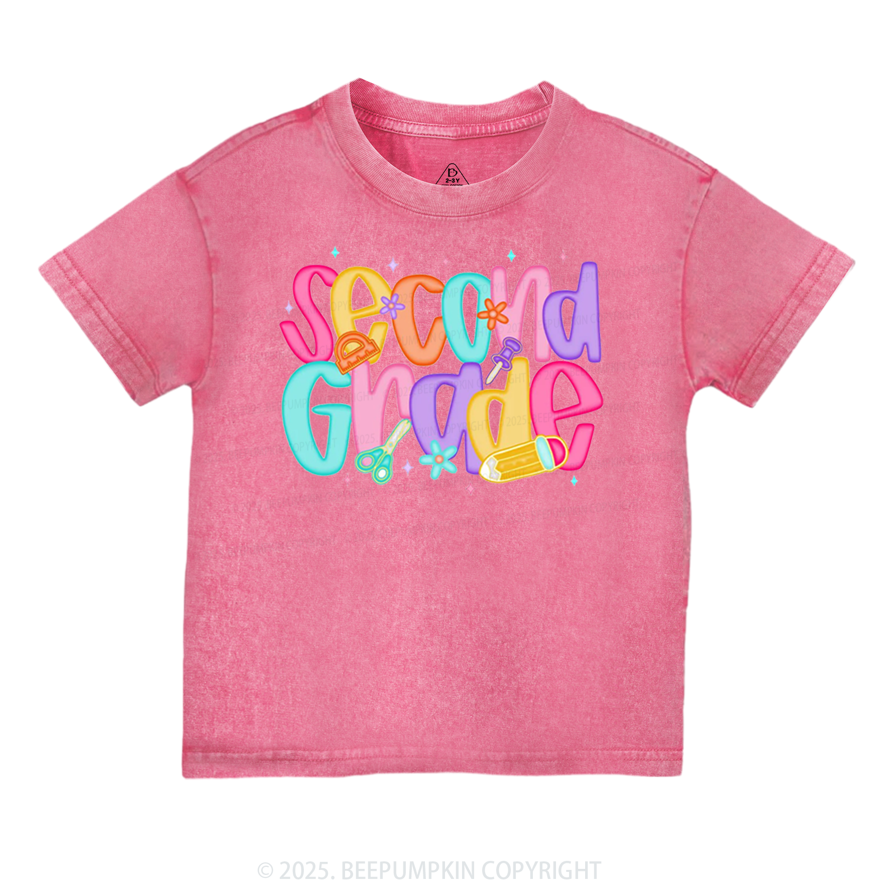 Personalized Bright Beginnings Toddler&Kids Washed Tees