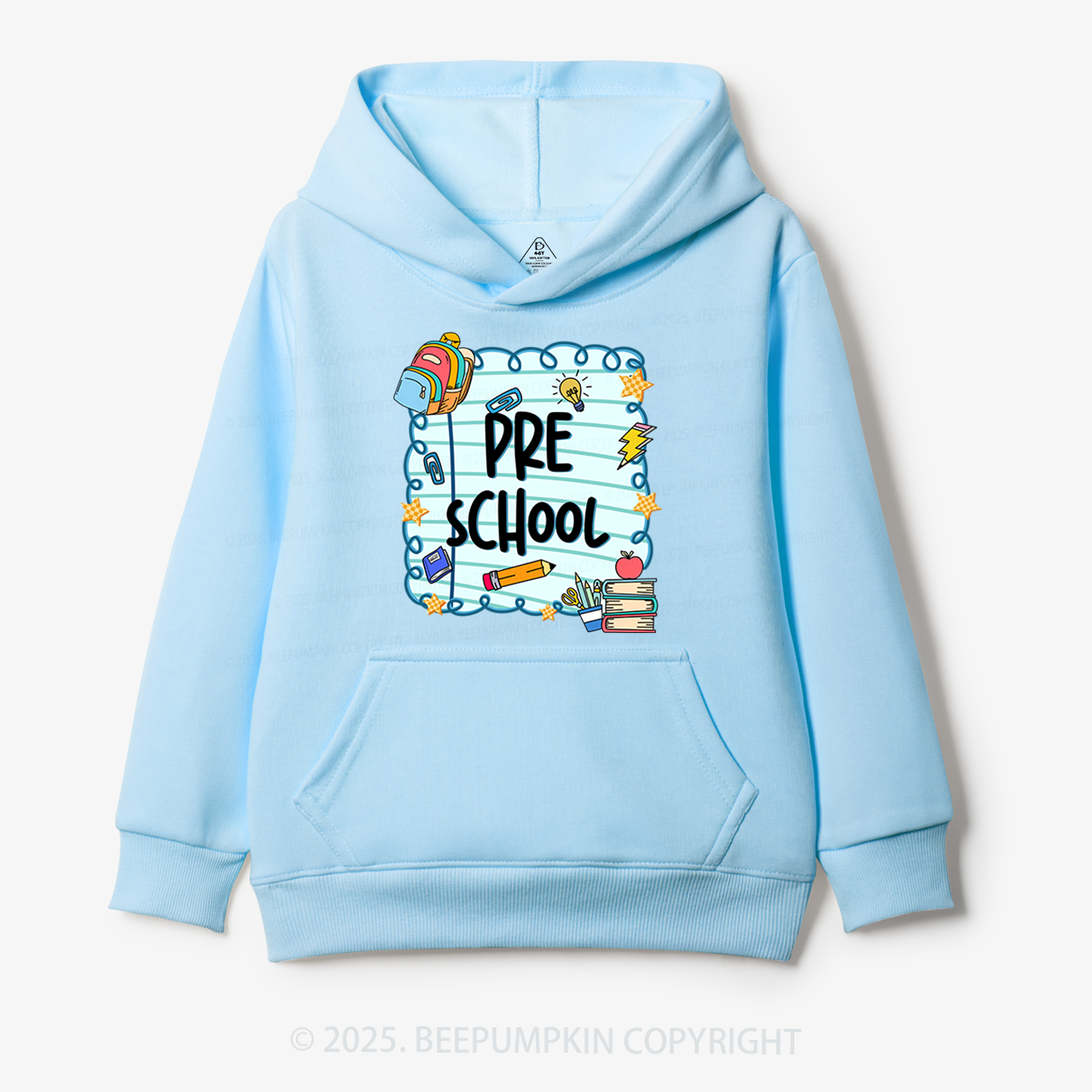 Personalized School Essentials Series Kid's Hoodies Beepumpkin