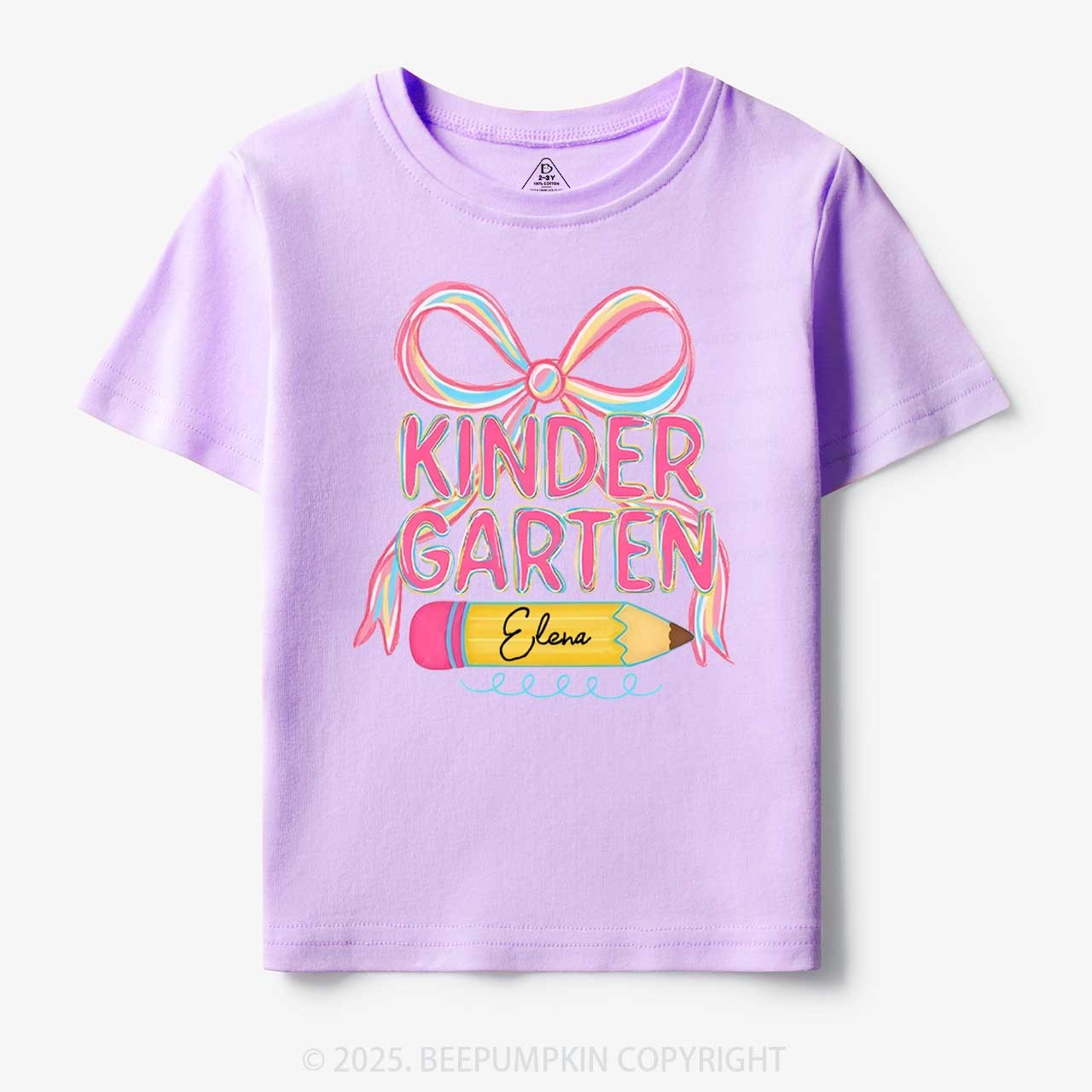 Personalized School Days Toddler&Kid's Tees Beepumpkin