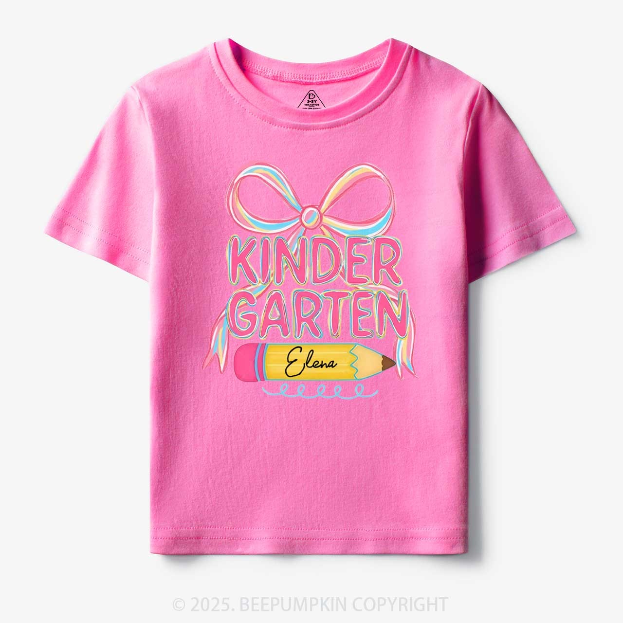 Personalized School Days Toddler&Kid's Tees Beepumpkin