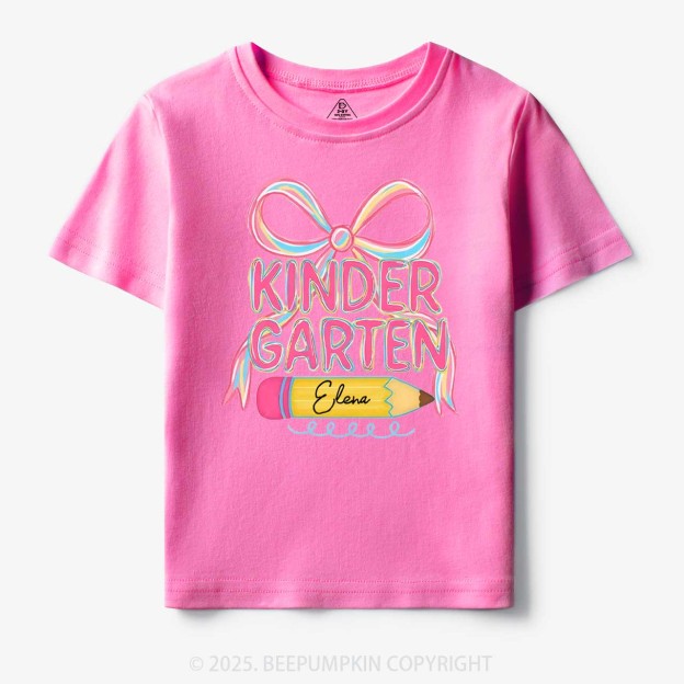 Personalized School Days Toddler&Kid's Tees Beepumpkin