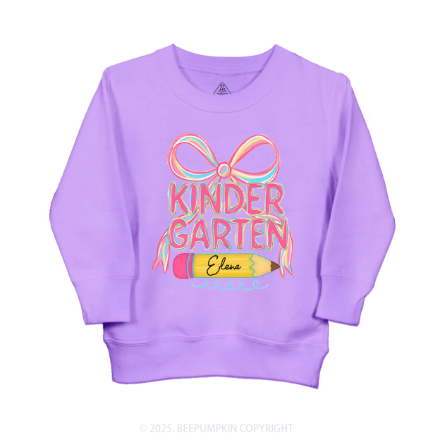 Personalized School Days Kid's Sweatshirt