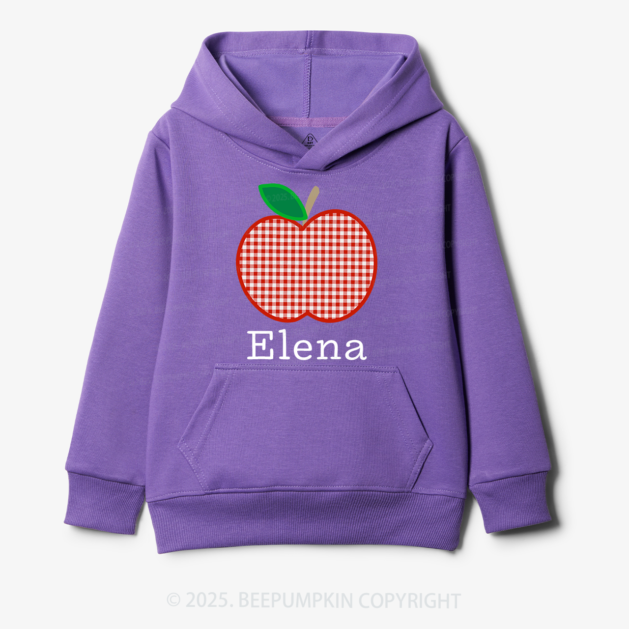 Personalized Red Apple Kid's Hoodies Beepumpkin