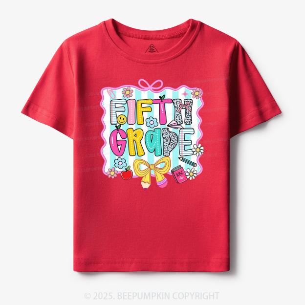 Happy School Vibes Toddler&Kid's Tees Beepumpkin