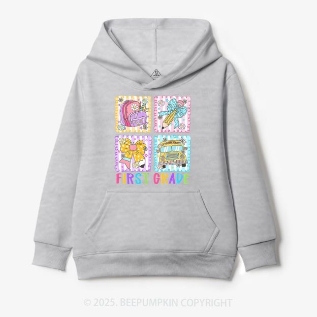 Learning Squares Kid's Hoodies Beepumpkin