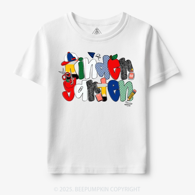 Doodle Grades Toddler&Kid's Tees Beepumpkin