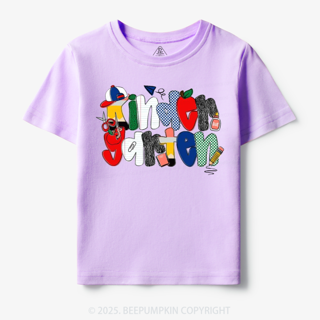 Doodle Grades Toddler&Kid's Tees Beepumpkin