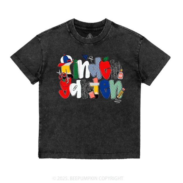 Doodle Grades Toddler&Kids Washed Tees