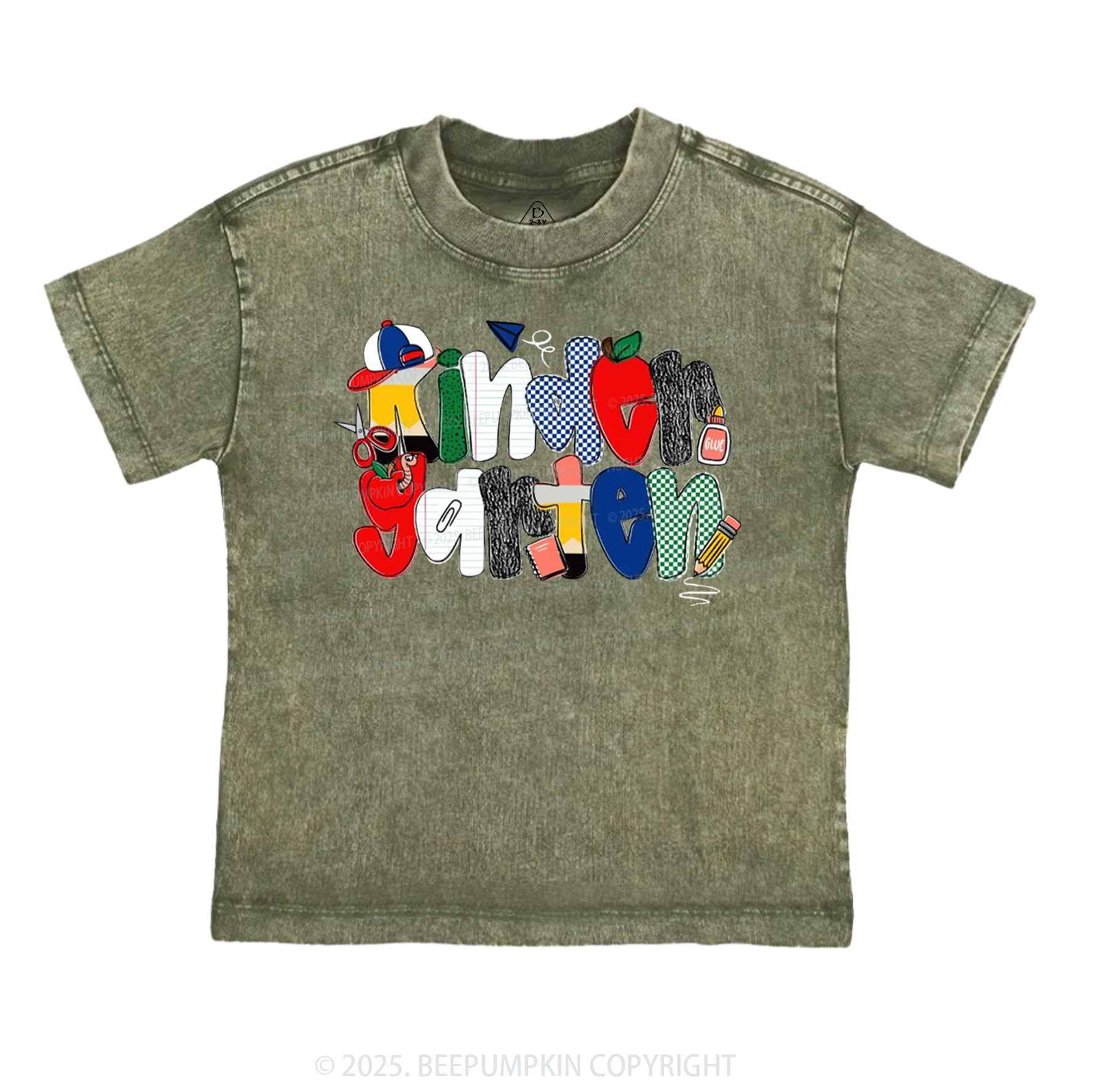 Doodle Grades Toddler&Kids Washed Tees