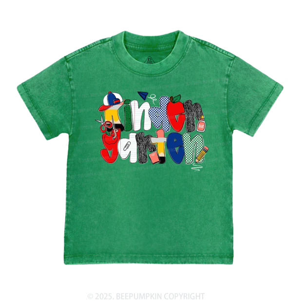 Doodle Grades Toddler&Kids Washed Tees