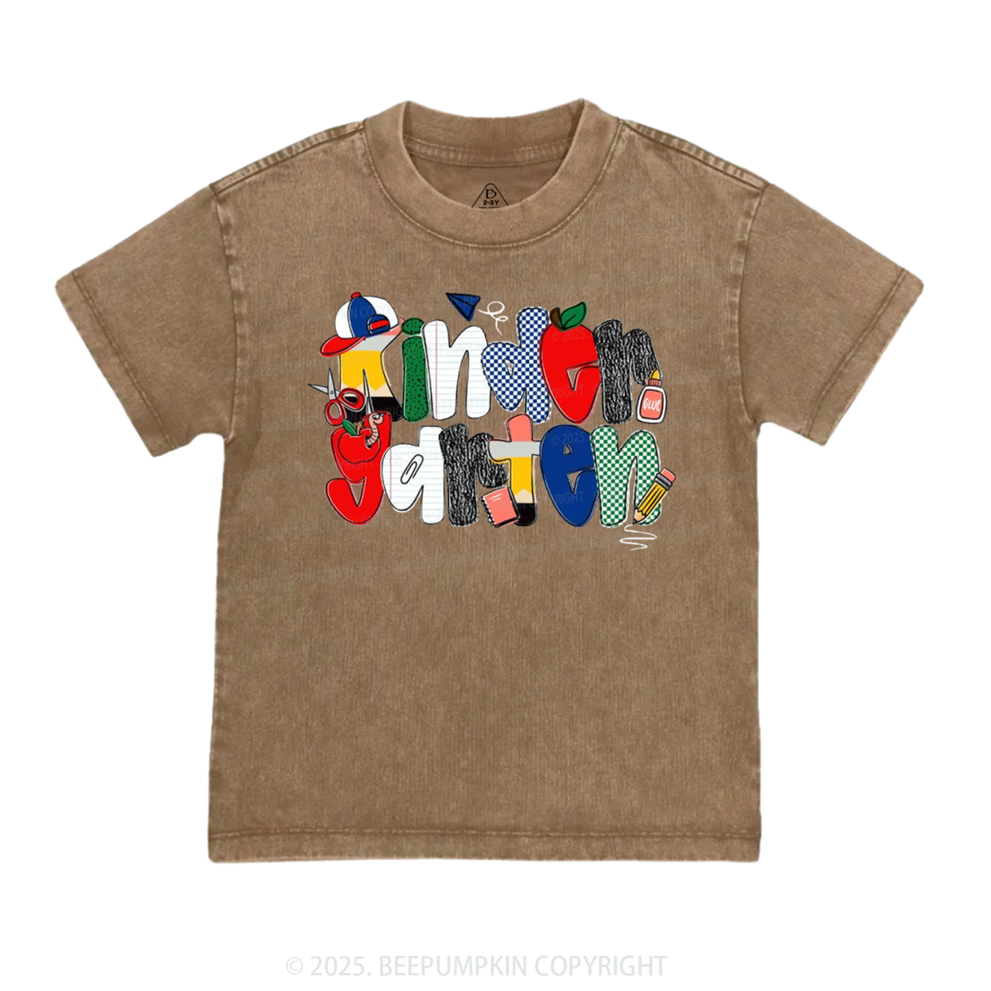 Doodle Grades Toddler&Kids Washed Tees
