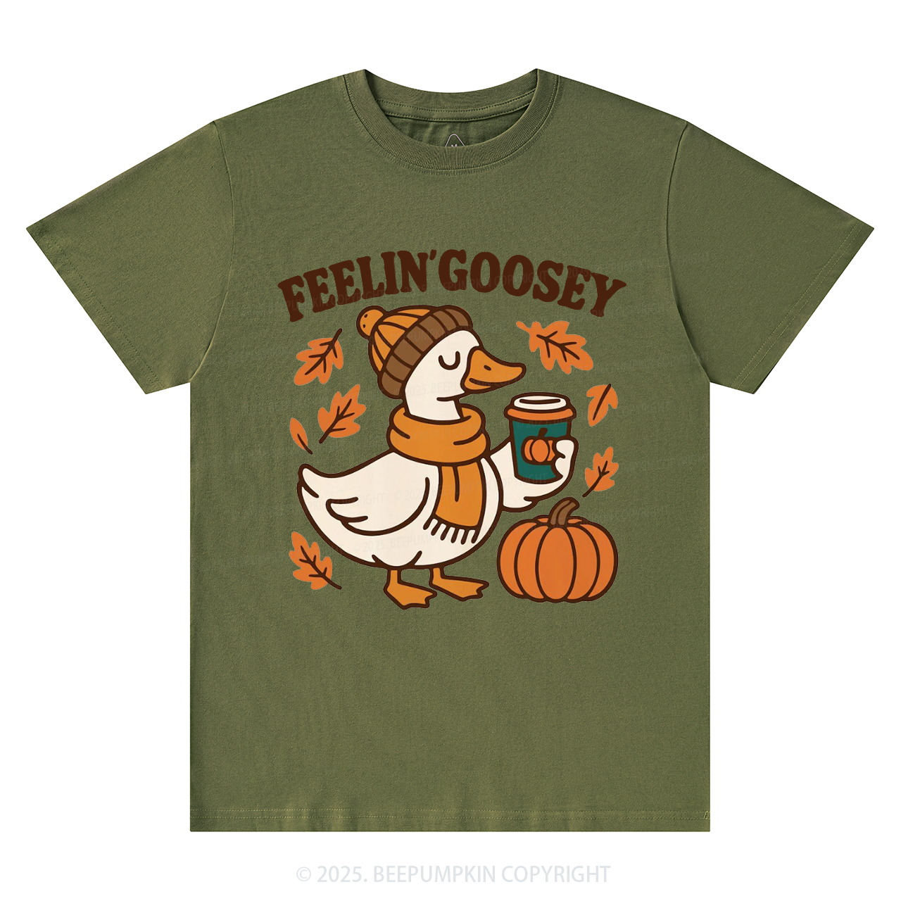 Feelin Goosey Fall T-Shirts Beepumpkin 