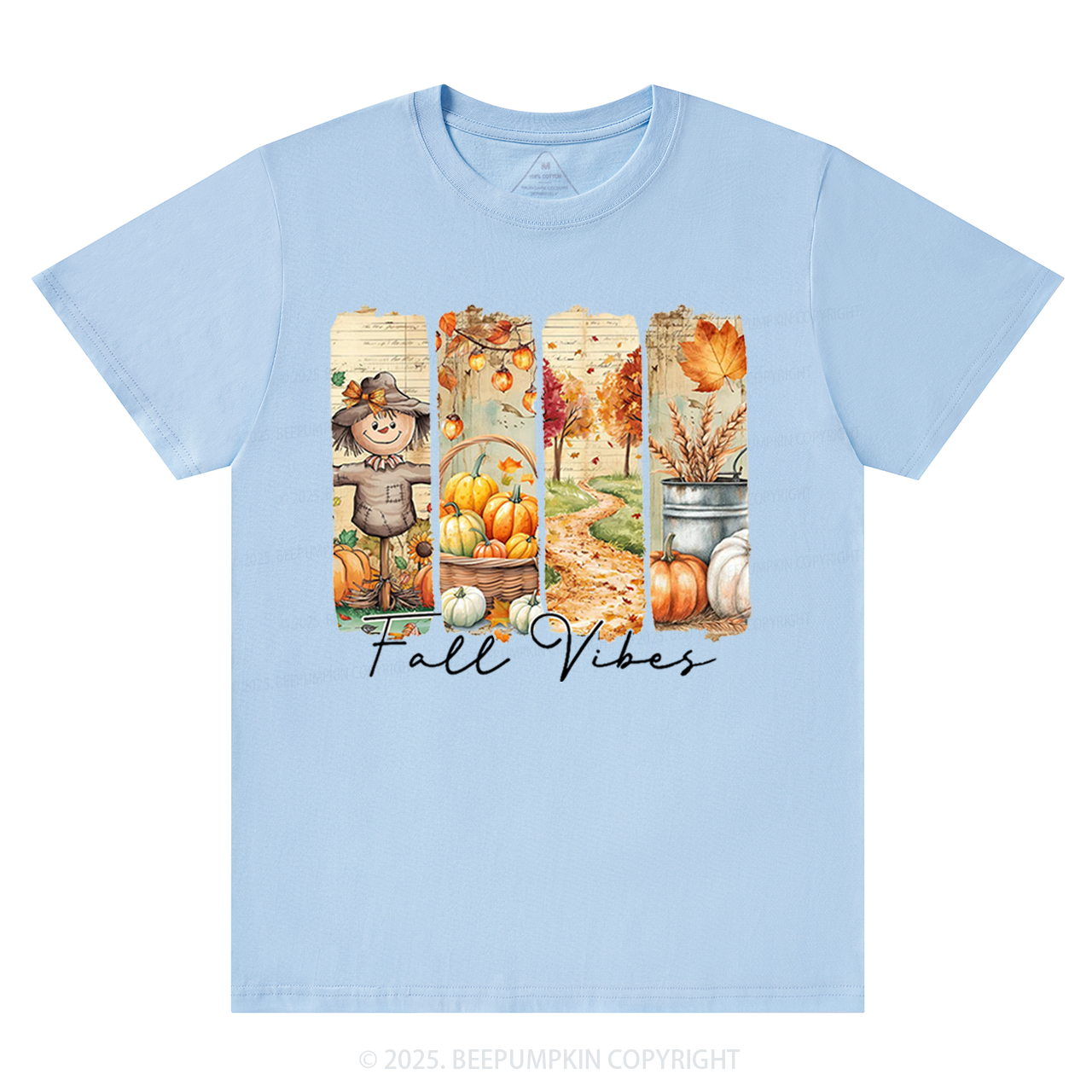 Fall Vibes Pumpkin T-Shirts Beepumpkin 