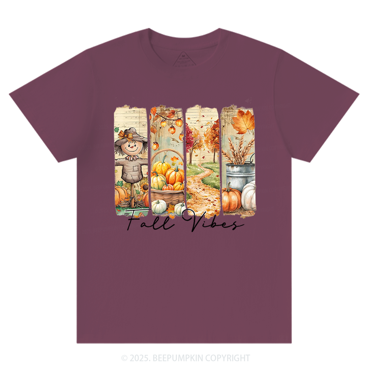 Fall Vibes Pumpkin T-Shirts Beepumpkin 