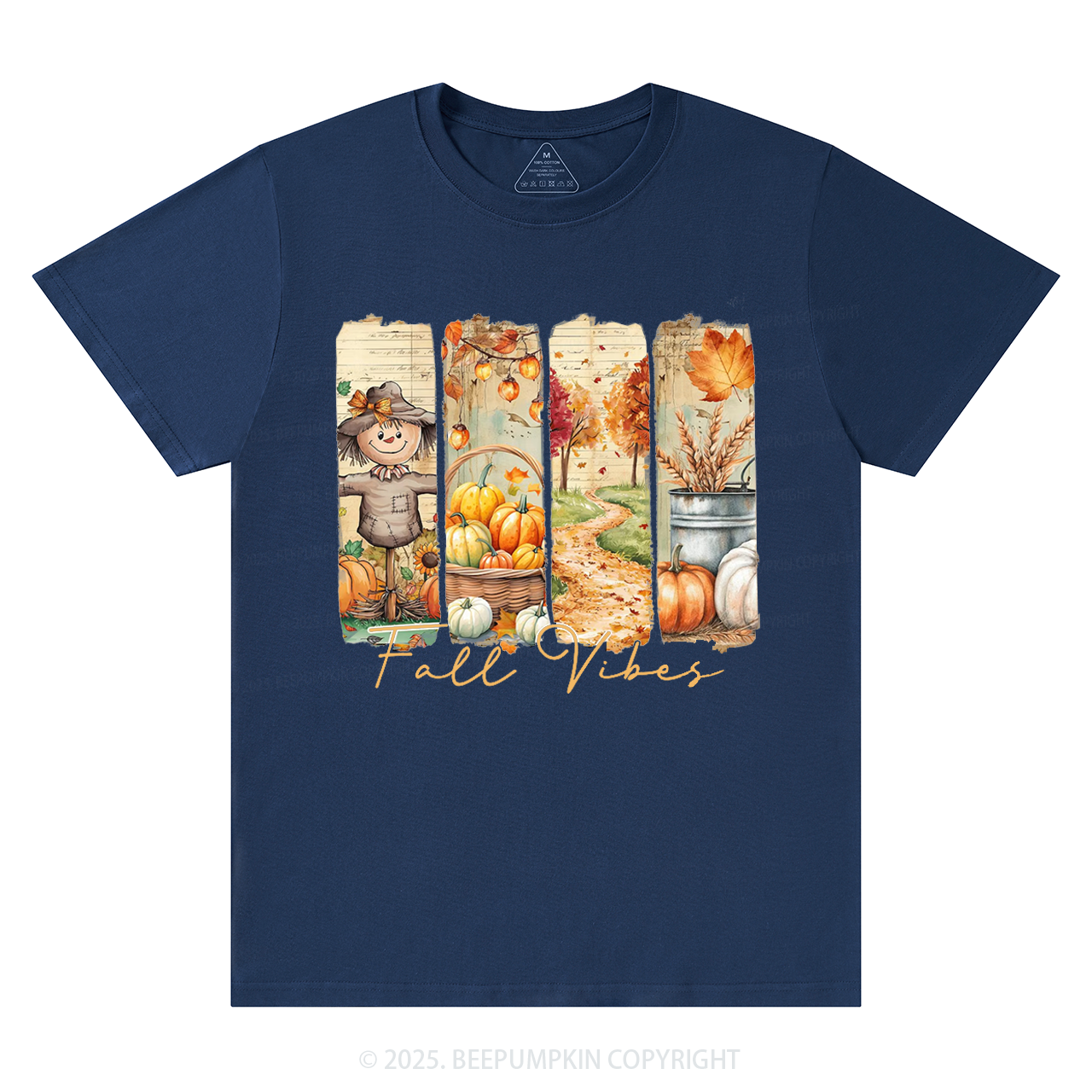 Fall Vibes Pumpkin T-Shirts Beepumpkin 