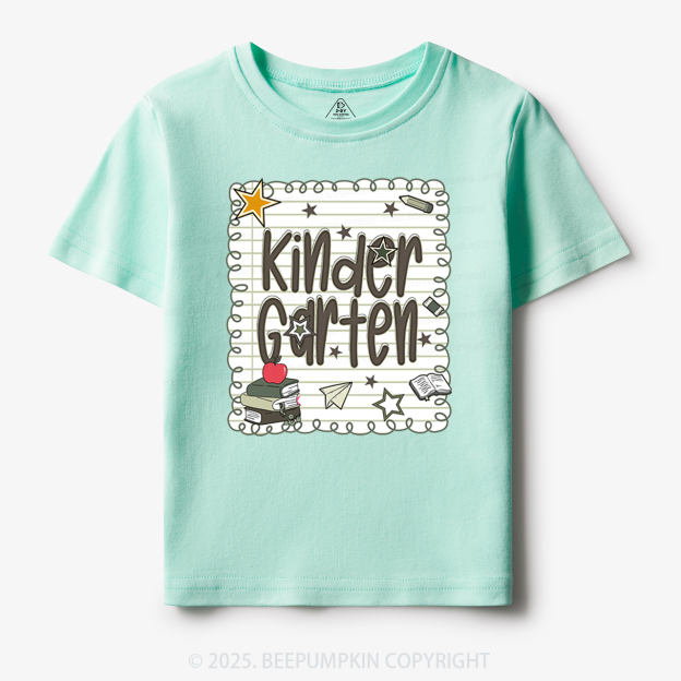 Personalized Starry School Days Toddler&Kid's Tees Beepumpkin