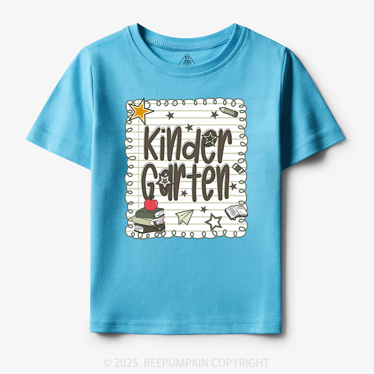 Personalized Starry School Days Toddler&Kid's Tees Beepumpkin