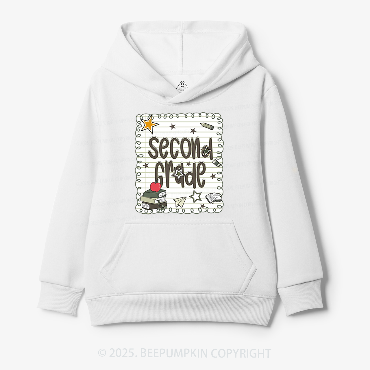 Personalized Starry School Days Kid's Hoodies Beepumpkin