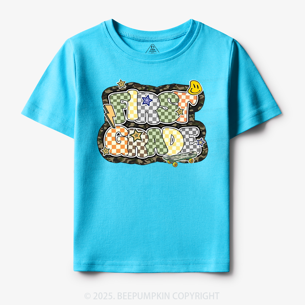 Personalized School Boy Sublimation File Toddler&Kid's Tees Beepumpkin